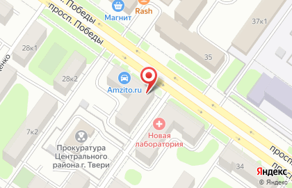 Курьерская служба IML на проспекте Победы на карте