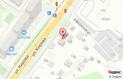 Торговая компания Волготоргсервис в Железнодорожном районе на карте