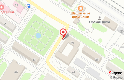Орский линейный отдел МВД России на транспорте на карте