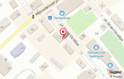 Продуктовый магазин в Новосибирске на карте