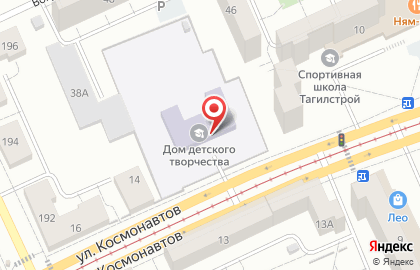 Дом детского творчества в Екатеринбурге на карте