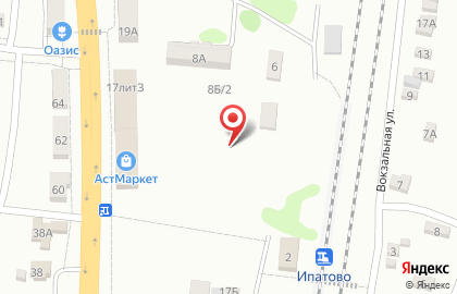 Автосервис Автогазсервис, автосервис на Вокзальной улице на карте