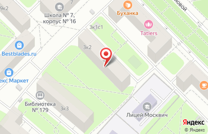 Московский центр самообороны Крав-Мага на метро Проспект Вернадского на карте