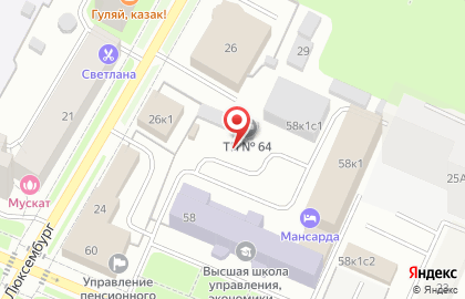 Шиномонтажная мастерская на проспекте Ломоносова на карте