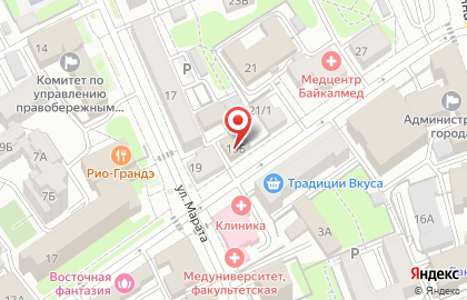 Берег Байкала на Российской улице на карте
