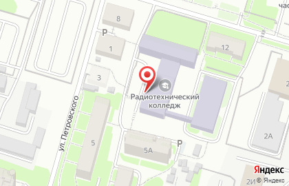 Нижегородский радиотехнический колледж в Приокском районе на карте