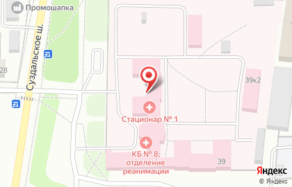 Банкомат СберБанк на Суздальском шоссе на карте