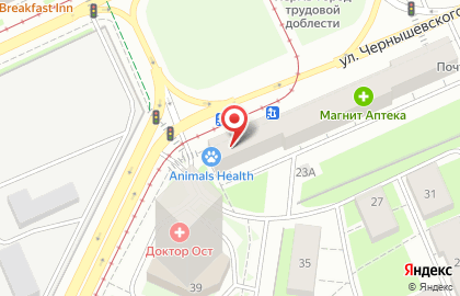 Интернет-магазин Онлайн Трейд.ру на улице Чернышевского на карте