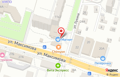Интим-магазин Эролайф на улице Лукина на карте
