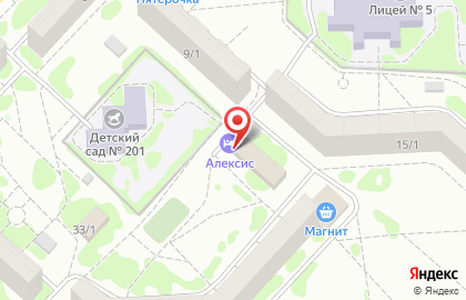 Гостиница Алексис в Дзержинском районе на карте