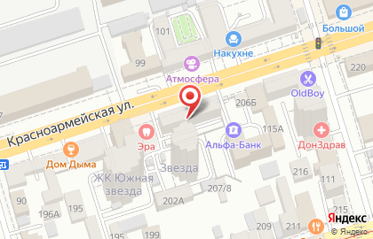 Станция Дизайнъ на Красноармейской улице на карте