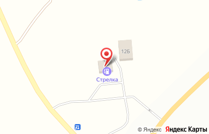 Стрелка в Рязани на карте