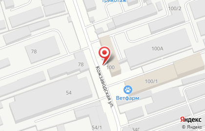 Производственно-коммерческая фирма Аргус на Кожзаводской улице на карте