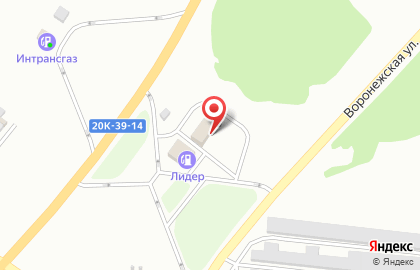Автосервис Форсаж на Воронежской улице на карте