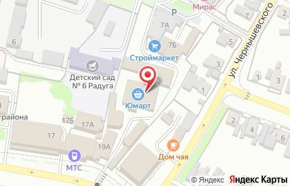 Фирменный салон Tele2 на улице Ленина на карте