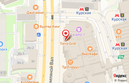 ТЦ Атриум на Курской на карте