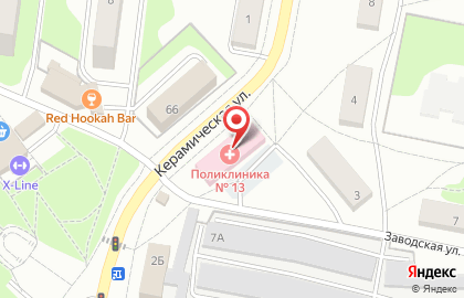ОАО РОСНО-МС на Керамической улице на карте