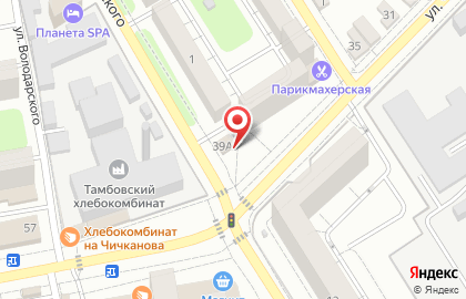 Продуктовый магазин Перекресток на улице Подвойского на карте