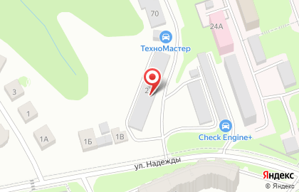 Шиномонтажная мастерская на Университетской улице на карте