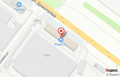 Торговая компания Торис в Левобережном районе на карте