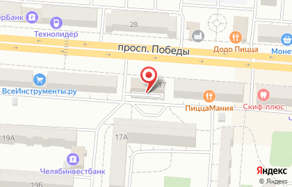 Магазин спецодежды в Челябинске на карте