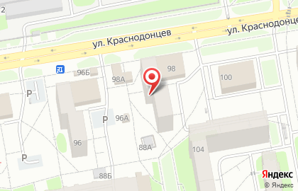 Аптека Арония на улице Краснодонцев на карте