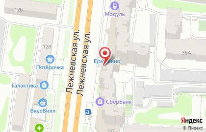 Спортивный клуб Мир фитнеса на Лежневской улице на карте