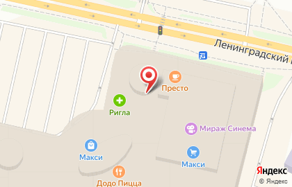 Сеть линзоматов Лори на Ленинградском проспекте, 38 на карте