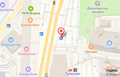 Мосгортранс в Даниловском районе на карте