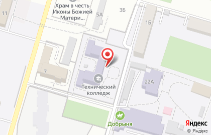 Волгоградский технический колледж на улице Тимирязева на карте