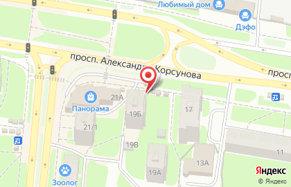 Киоск Новгородхлеб на проспекте Александра Корсунова на карте