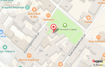 Ресторан Крыша на карте