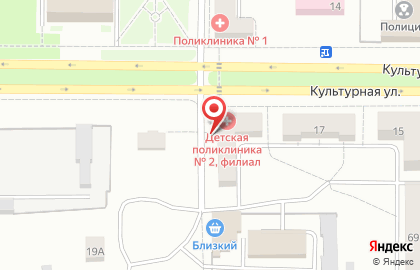 Противотуберкулезный диспансер г. Комсомольска-на-Амуре на карте