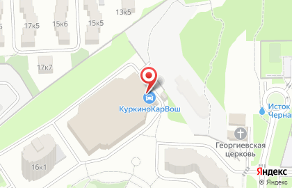 Автомойка в Москве на карте