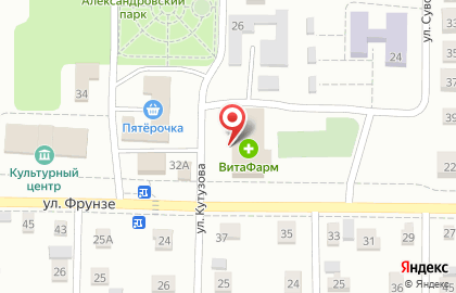 Магазин Умка на улице Фрунзе на карте