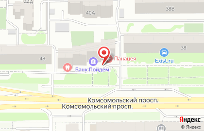 Парикмахерская Leiman на Комсомольском проспекте на карте