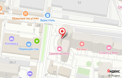 Магазин Белый кот на улице Фрунзе в Королёве на карте