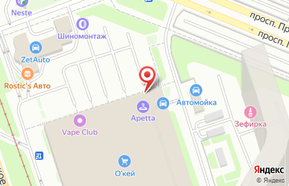 Страховая компания Росгосстрах на проспекте Просвещения на карте