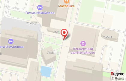 Баварское пиво на Измайловском шоссе на карте
