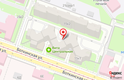 ЗАО Альянс на Боткинской улице на карте