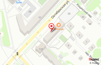 Страховая компания СберСтрахование на Октябрьской улице на карте