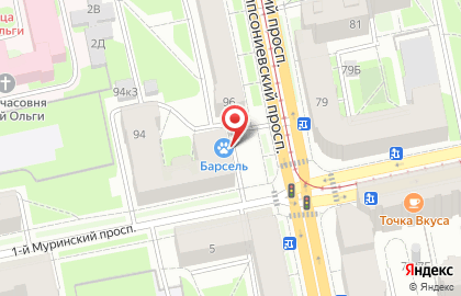 Репка в Выборгском районе на карте