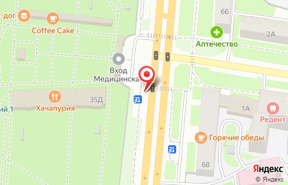 Указатель системы городского ориентирования №5714 по ул.Гагарина проспект, д.35г р на карте