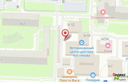 Киоск по продаже печатной продукции Полюс в Красносельском районе на карте