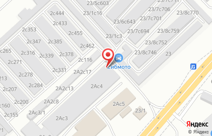 Автосервис Алмаз на Ястынской улице на карте