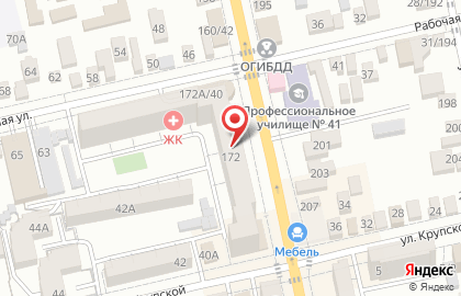 Филиал по Ростовской области ФКП Росреестра в Ростове-на-Дону на карте