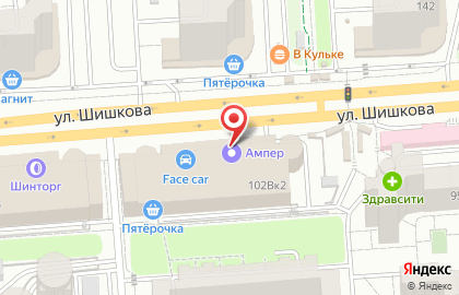 Автомагазин Ампер в Коминтерновском районе на карте