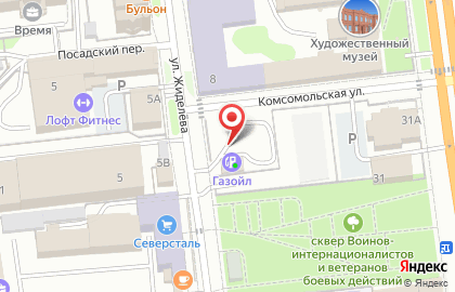 АЗС в Иваново на карте