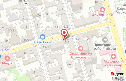 Универсам Кристина на Советской улице на карте