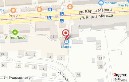 Салон красоты Образ в Челябинске на карте